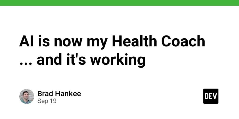 AI is now my Health Coach ... and it's working 🏋️
