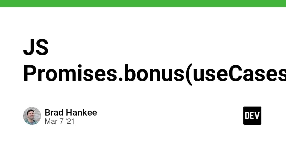 JS Promises.bonus(useCases)